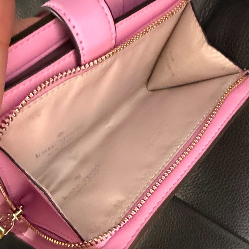 Kate Spade Pink Floral Pattern Spade Wallet - Picture 8 of 15